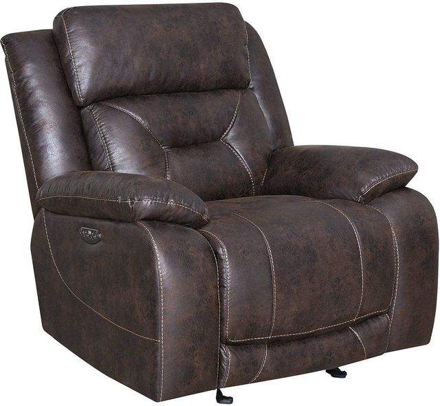 Steve Silver Co. Aria 3-Piece Saddle Brown Dual Power Motion Set-3
