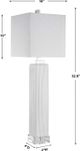 Uttermost® Bennett White Buffet Lamp-2