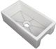 ZLINE Venice 30" White Matte Farmhouse Single Bowl Fireclay Kitchen Sink-1