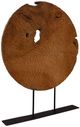 Furniture Classics 2-Piece Brown Teak Sculpture Set-1