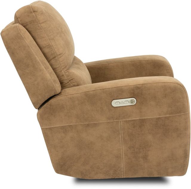 Flexsteel® Aiden Amber Power Gliding Recliner with Power Headrest-2