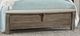 Vaughan-Bassett Centennial Solids Chestnut Creek Pewter Queen Sleigh Bed With Bench Footboard-2