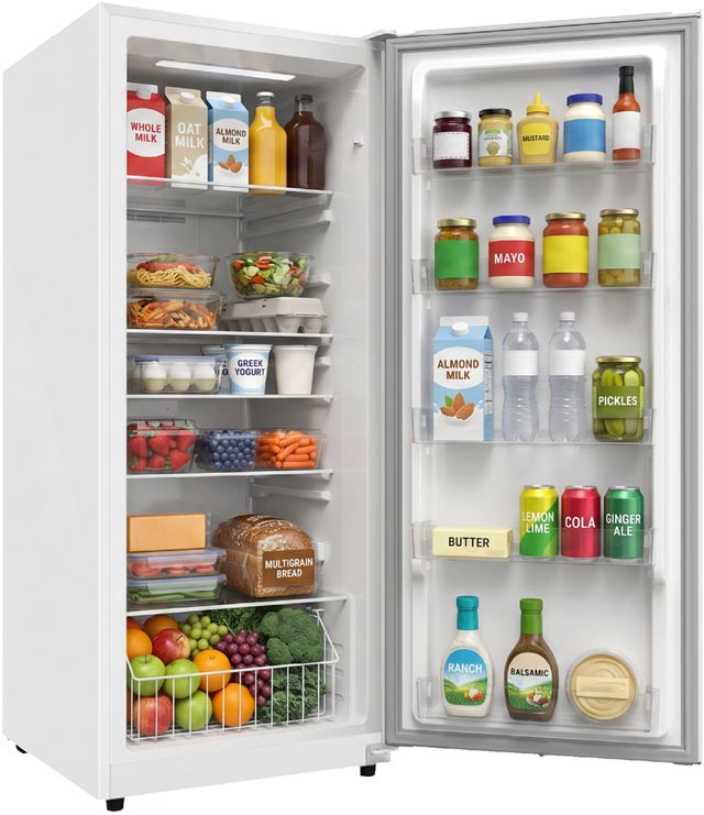 Element® 28" 17 Cu. Ft. White Upright Convertible Freezer-2