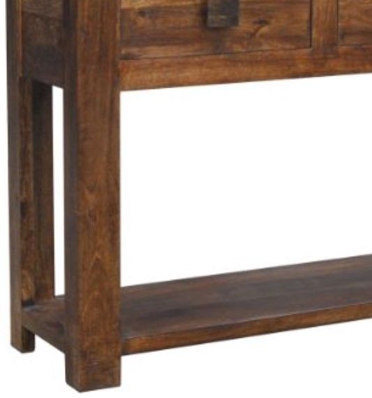 Jaipur Furniture Dakota Dark Brown 2-Drawer Console Table-2