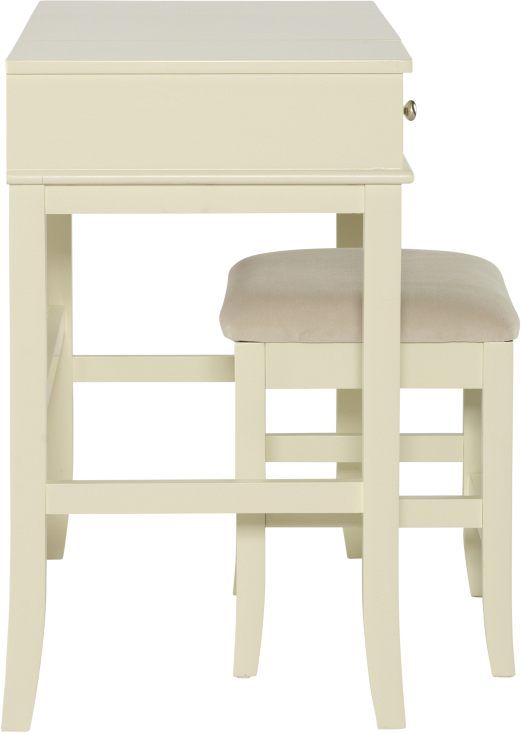 Linon Jackson 3-Piece Cream Vanity Set-3