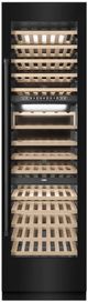 ZLINE 24 in. 12.4 Cu. Ft. Triple Zone 100 Bottle Column Wine Cooler in Black Stainless Steel-0
