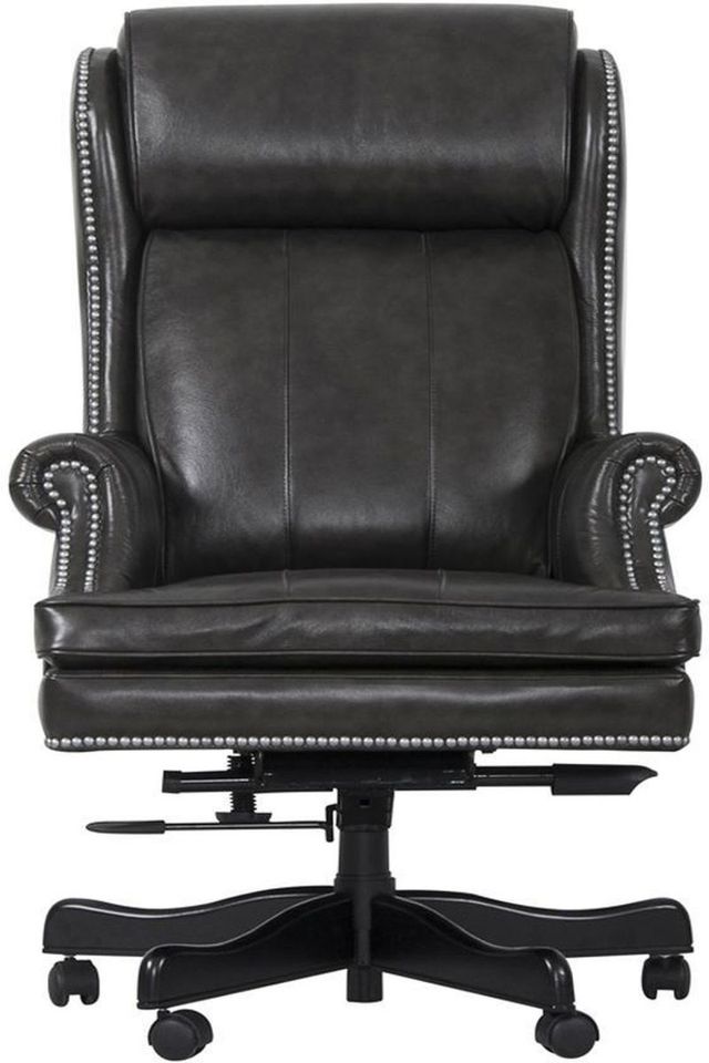 Parker House® Pacific Gray Leather Desk Chair-2