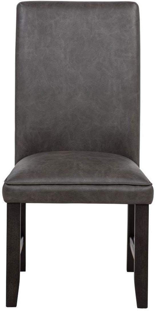 Coaster® Averill 2-Piece Dark Gray Upholstered Dining Side Chair Set-4