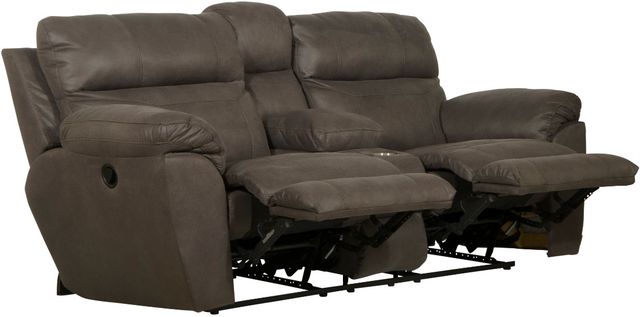 Catnapper® Atlas Charcoal Reclining Loveseat-2