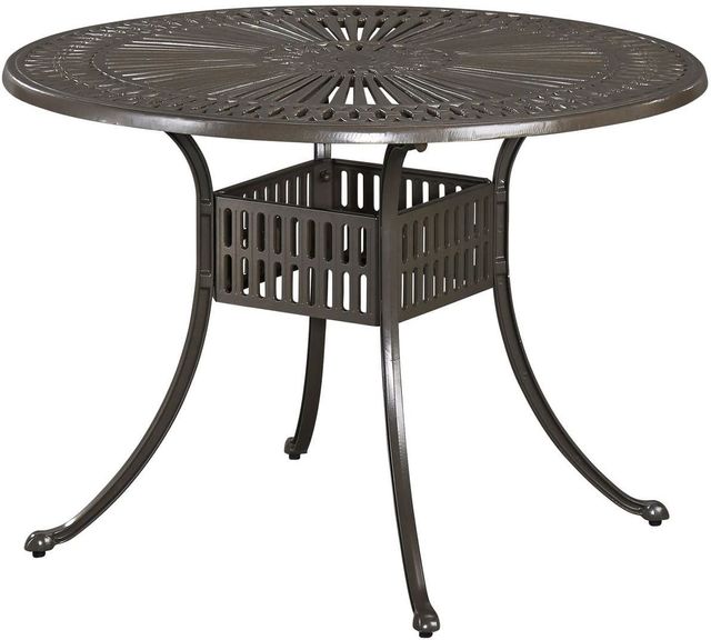 homestyles® Grenada 30" Khaki Gray Outdoor Dining Table -0