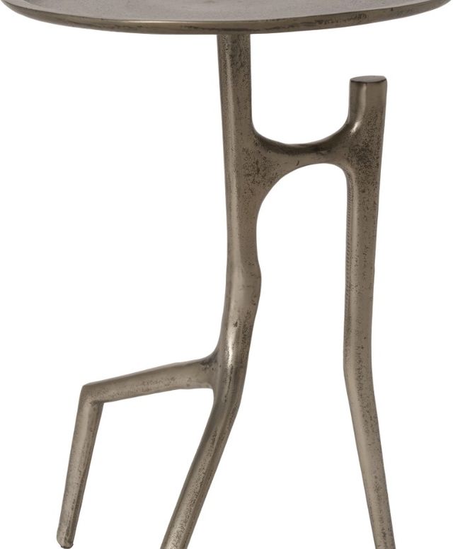 Renwil® Tosca Antique Nickel Side Table-2