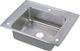 Elkay Lustertone® Classic Lustrous Satin Stainless Steel 28" x 22" x 6.5" Single Bowl Drop-in Classroom ADA Sink Kit-1