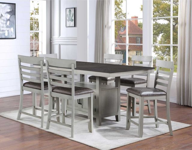Steve Silver Co. Hyland Gray/Stone Gray Counter Stool-1