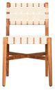 Zuo® Modern Tripicana Beige/Natural Wood Outdoor Dining Chair-1