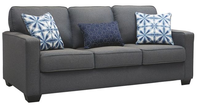 Benchcraft® Kiessel Nuvella® Steel Sofa-0