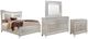 Global Furniture USA Paris 4-Piece Champagne King Panel Bedroom Set-0