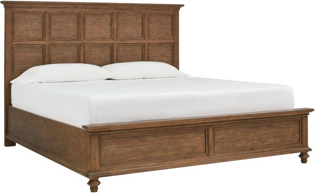aspenhome® Hensley Honey King Panel Bed-0