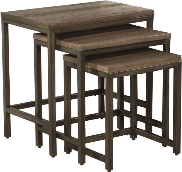 HH2 Home Castille 3-Piece Brown Nesting Tables-1