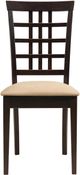 Coaster® Kelso 2-Piece Cappuccino Side Chairs-1