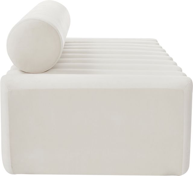 Meridian Furniture Melody Cream Velvet Sofa-1