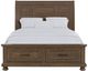Emerald Home Larchmont Dark Brown Queen Storage Sleigh Bed-1