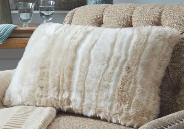 Signature Design by Ashley® Amoret Tan/Cream Pillow-1