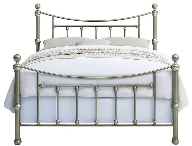 Bernards Easton Grey Queen Metal Bed-2