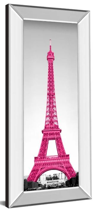 Classy Art Pretty in Paris by Emily Navas Mirror Framed Wall Art-1