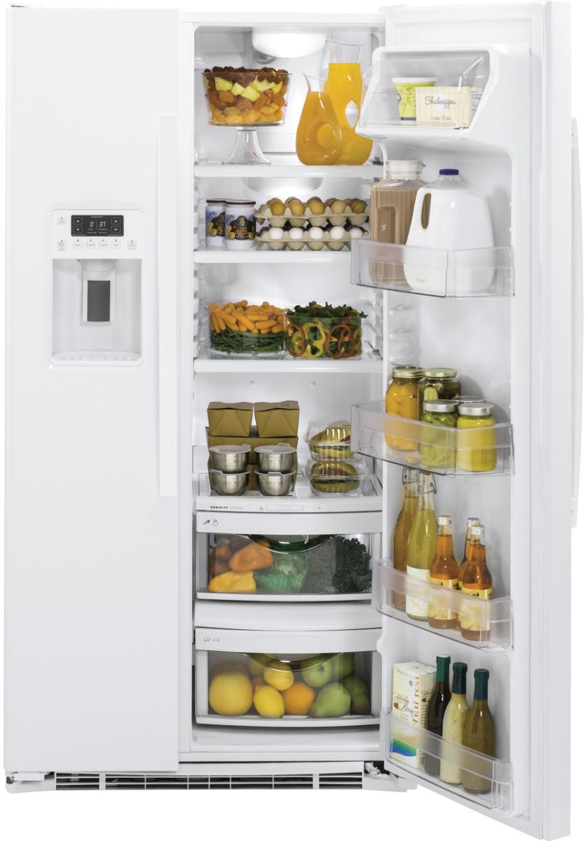 GE 21.8 Cu. Ft. Counter-Depth Side-By-Side Refrigerator - Thumbnail 5