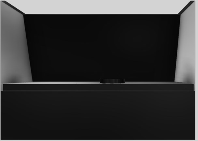 Vent-A-Hood® 42" Wall Mounted Range Hood-Black-1