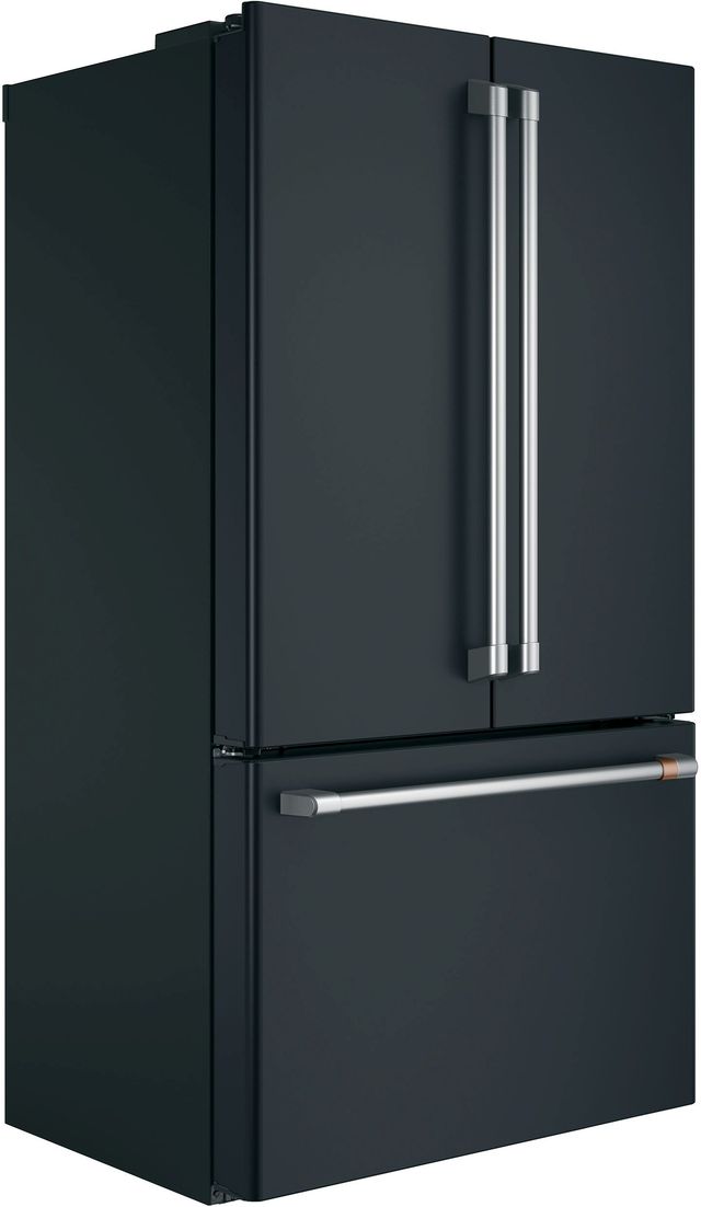 Café™ 36" 23.1 Cu. Ft. Matte Black Counter Depth French Door Refrigerator-4