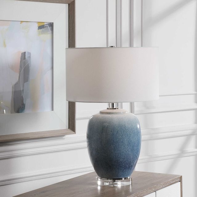 Uttermost® Blue Waters Aqua/Cobalt Table Lamp-1