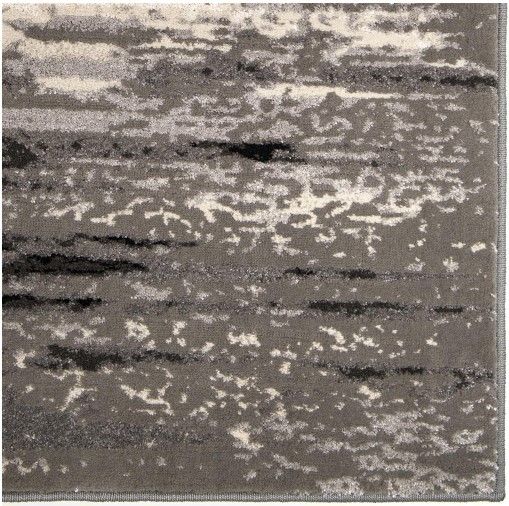 Orian Illusions Devonridge Pewter 5'x8' Area Rug-1