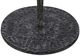 Crestview Collection Aria White Martini Table with Black Base-2
