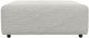 Catnapper® Majesty White Castered Cocktail Ottoman-1