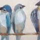 YHD Birds on a Wire IV Wall Art-3