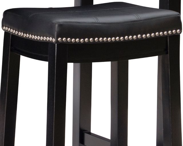 Linon Claridge 3-Piece Black Counter Table Set-1
