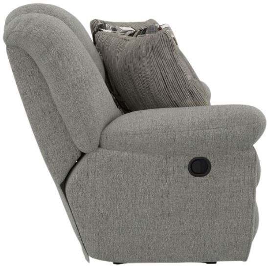 Catnapper® Trifecta Fawn/Nature Manual Reclining Sofa with Drop Down Table-2