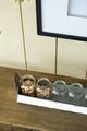 A & B Home Weathered White Tray With Jars-5