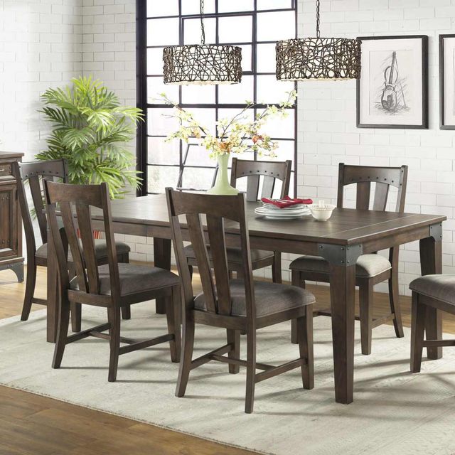 Intercon Whiskey River Gunpowder Gray Chair-3