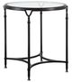 Uttermost® Samson Glass Top Side Table with Aged Black Base-0