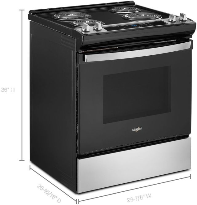 Whirlpool® 30" Stainless Steel Freestanding Electric Range-7
