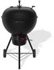 Weber® Original Kettle® Premium Stealth® 27" Matte Black Portable Charcoal Grill-0