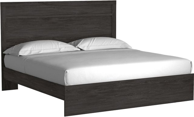 Signature Design by Ashley® Belachime Charcoal King Panel Headboard/Footboard-2