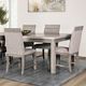 Furniture of America® Gristalt 7-Piece Gray/Stone Gray Dining Table Set-0