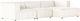 Four Hands Langham 3-Piece Right-Arm Facing Channeled Chaise Sectional-0
