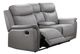 Mazin Furniture Cyrus Light Gray Manual Reclining Loveseat-1