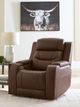 Signature Design by Ashley® Dreamer Brown Power Recliner with Audio-3