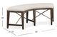 Magnussen Home® Westley Falls Baja Fog/Graphite Curved Bench-2