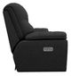 La-Z-Boy® Morrison Indigo Power Reclining Loveseat with Console and Headrest-3